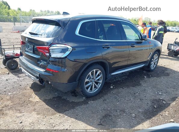 5UXTR9C5XKLP87800 2019 BMW X3 Черный Задняя правая четверть