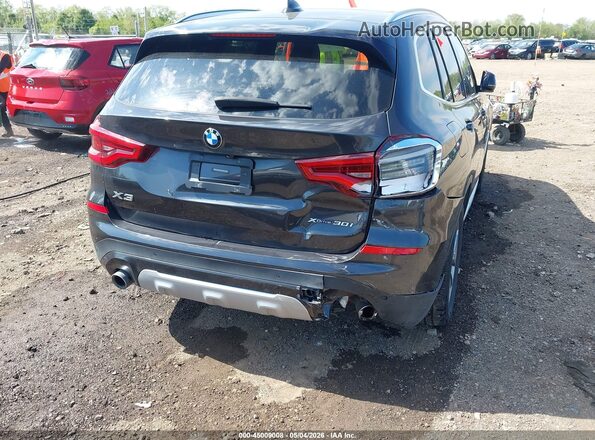 5UXTR9C5XKLP87800 2019 BMW X3 Черный Вид спереди