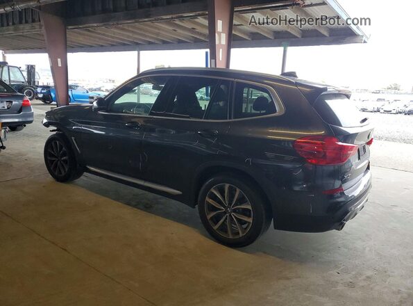 5UXTR9C5XKLP96917 2019 BMW X3 Gray Trasero izquierdo