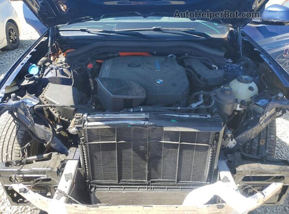 5UXTS1C03M9H64341 2021 BMW X3 Синий Вид подкапотного пространства