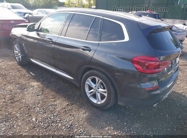 5UXTS1C05M9G76830 2021 BMW X3 Черный Задняя левая четверть