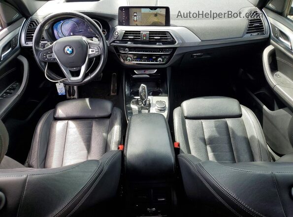 5UXTS3C50J0Y96820 2018 BMW X3 Черный Вид панели приборов
