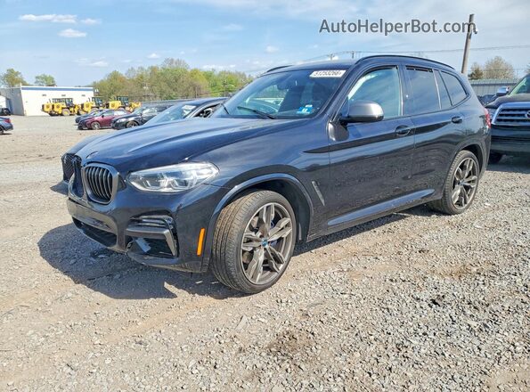 5UXTS3C51J0Z02432 2018 BMW X3 Черный Передняя левая четверть
