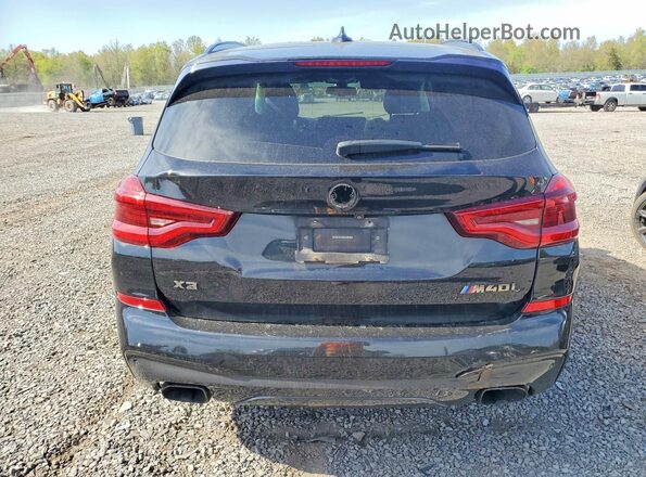 5UXTS3C51J0Z02432 2018 BMW X3 Черный Вид сзади