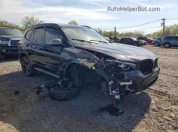 5UXTS3C51J0Z02432 2018 BMW X3 Черный Передняя правая четверть