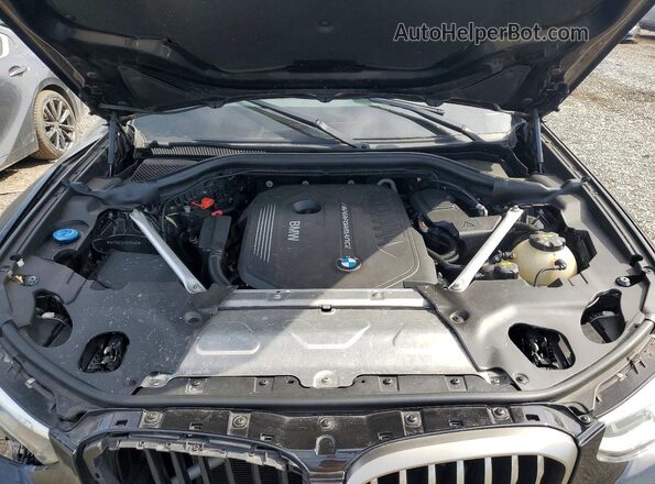 5UXTS3C51J0Z02432 2018 BMW X3 Черный Вид подкапотного пространства