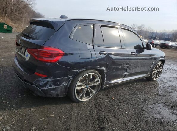 5UXTS3C52J0Y98746 2018 BMW X3 Синий Задняя правая четверть