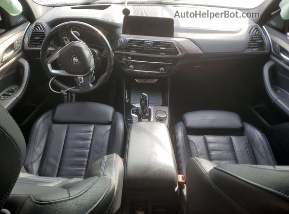 5UXTS3C52J0Y98746 2018 BMW X3 Синий Вид панели приборов