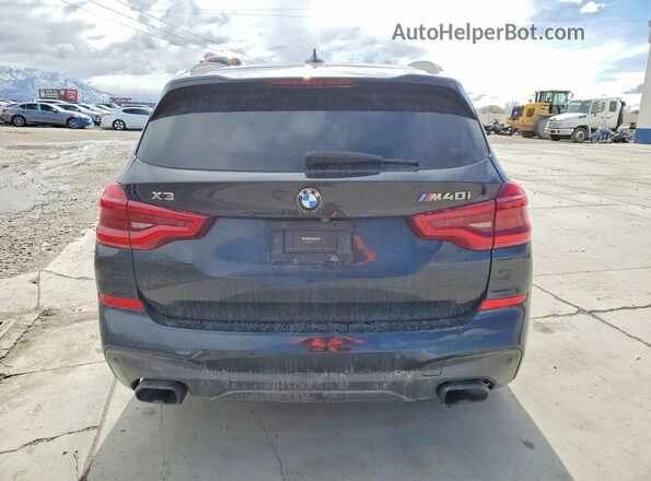 5UXTS3C58J0Y94717 2018 BMW X3 Черный Вид сзади