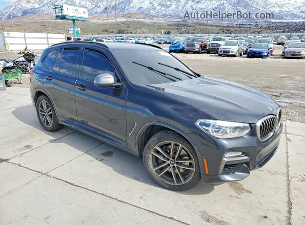 5UXTS3C58J0Y94717 2018 BMW X3 Черный Передняя правая четверть