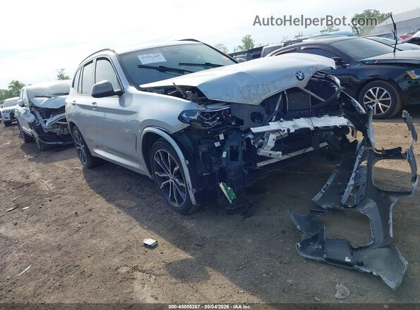 5UXTS3C58K0Z03062 2019 BMW X3 White Front view