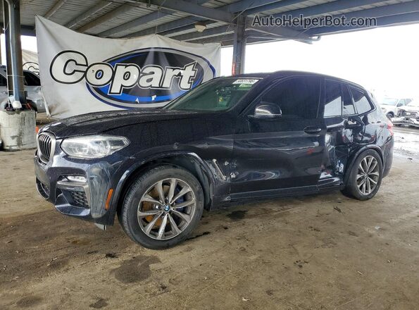 5UXTS3C5XJ0Y98526 2018 BMW X3 Черный Передняя левая четверть