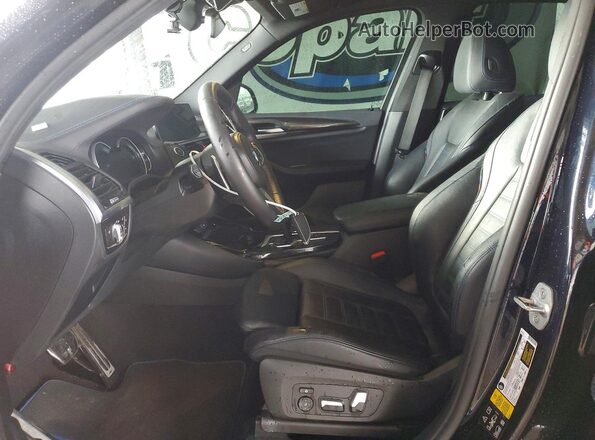 5UXTS3C5XJ0Y98526 2018 BMW X3 Черный Вид салона спереди
