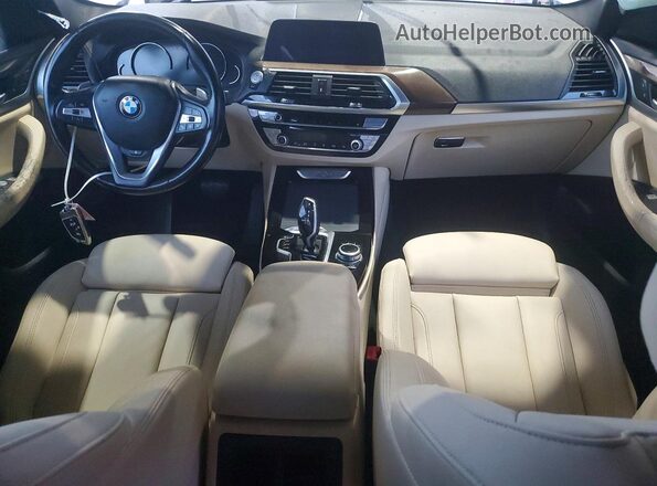 5UXTY3C00M9E86766 2021 BMW X3 Белый Вид панели приборов