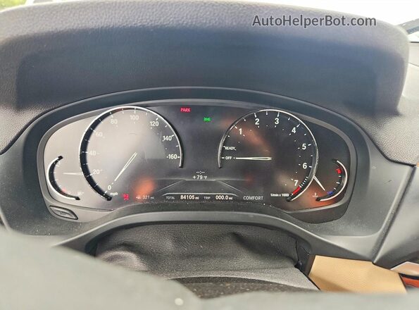 5UXTY3C00M9E86766 2021 BMW X3 Белый Вид щитка приборов