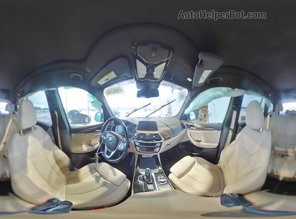 5UXTY3C00M9E86766 2021 BMW X3 Белый Панорамный вид салона 360°