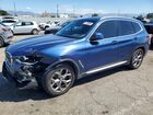 2020 Bmw X3 Sdrive30i Blue vin: 5UXTY3C01L9B08261