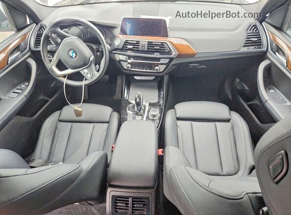 5UXTY3C01M9E68728 2021 BMW X3 Белый Вид панели приборов