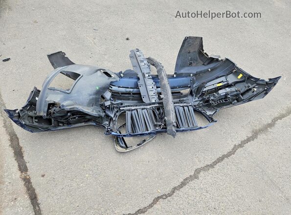 5UXTY3C02L9C73719 2020 BMW X3 Blue Widok naklejki z numerem VIN