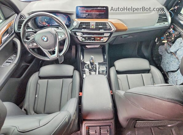 5UXTY3C02M9F26359 2021 BMW X3 Black Widok deski rozdzielczej
