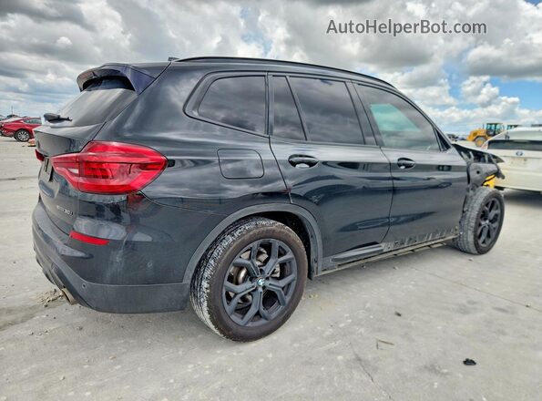 5UXTY3C02M9F26359 2021 BMW X3 Black Tył prawy