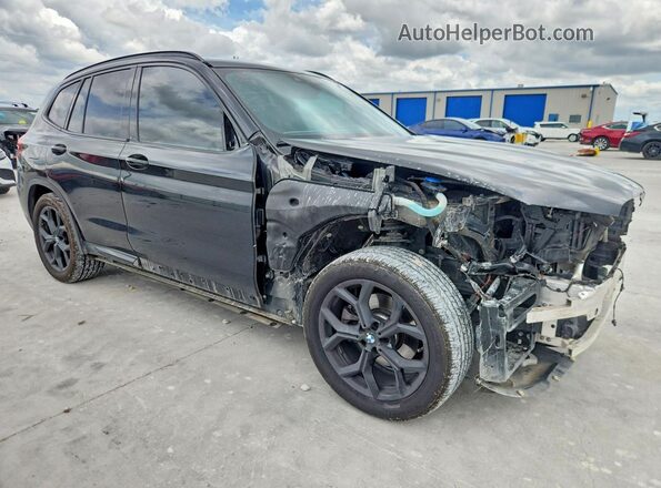 5UXTY3C02M9F26359 2021 BMW X3 Black Przód prawy