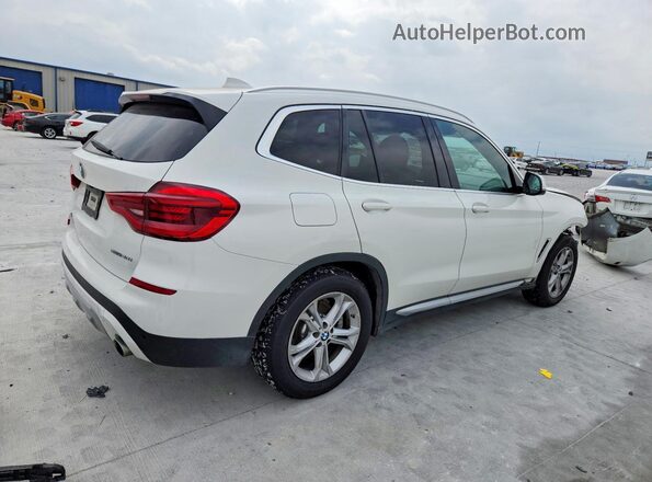 5UXTY3C03L9C30622 2020 BMW X3 Белый Задняя правая четверть