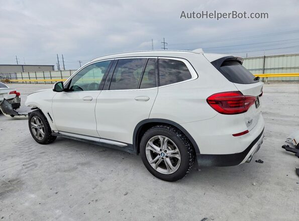 5UXTY3C03L9C30622 2020 BMW X3 Белый Задняя левая четверть