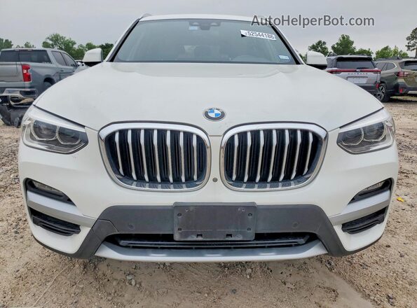5UXTY3C03M9D81820 2021 BMW X3 Белый Вид спереди