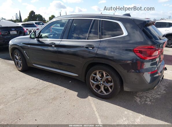 5UXTY3C03M9D87732 2021 BMW X3 Серый Задняя левая четверть