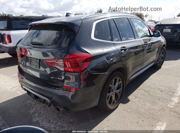 5UXTY3C03M9D87732 2021 BMW X3 Серый Задняя правая четверть
