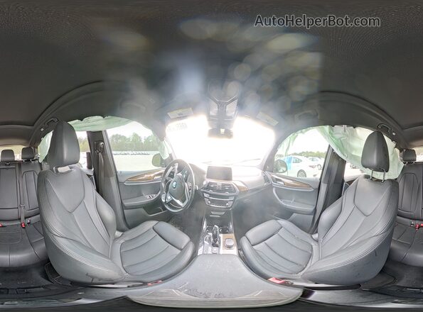 5UXTY3C04LLU69693 2020 BMW X3 White Widok wnętrza 360 stopni