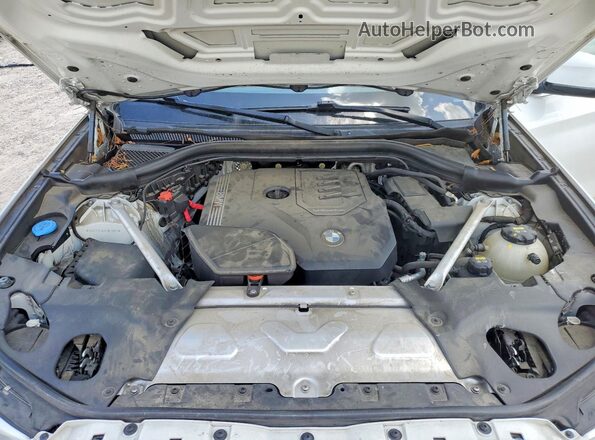 5UXTY3C04M9H13098 2021 BMW X3 Белый Вид подкапотного пространства