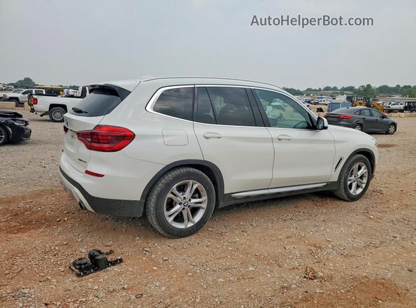 5UXTY3C06LLE55460 2020 BMW X3 White Задня права чверть