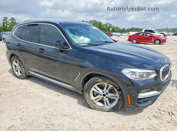 5UXTY3C07L9C23513 2020 BMW X3 Black Передня права чверть