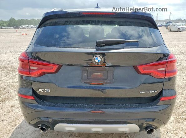 5UXTY3C07L9C23513 2020 BMW X3 Black Вид ззаду