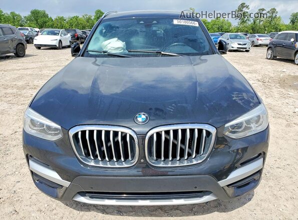 5UXTY3C07L9C23513 2020 BMW X3 Black Вид спереду