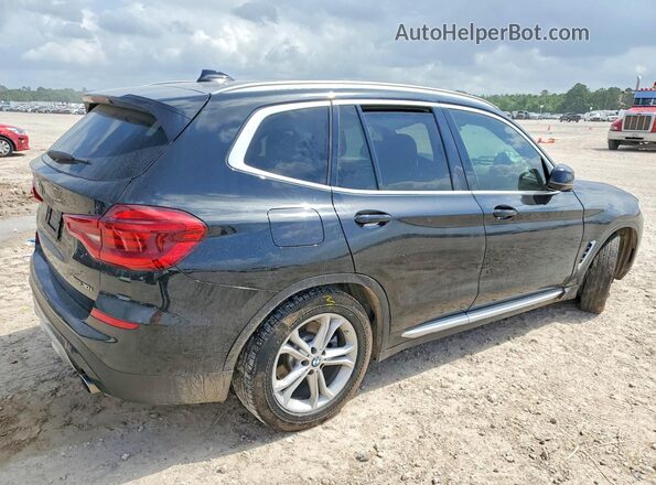 5UXTY3C07L9C23513 2020 BMW X3 Black Задня права чверть