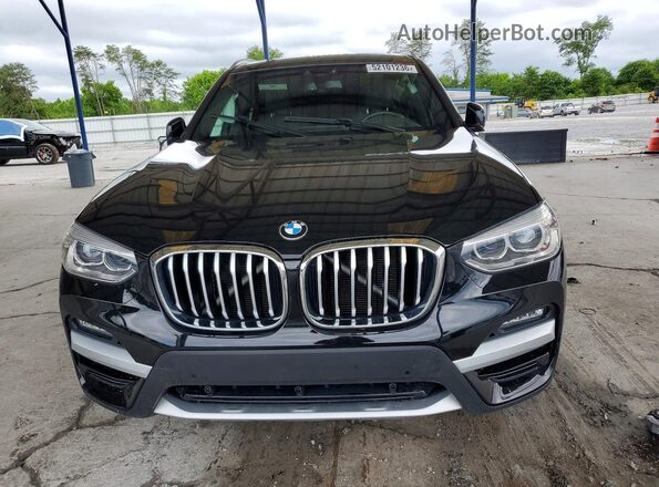 5UXTY3C0XLLU69696 2020 BMW X3 Black Вид спереду