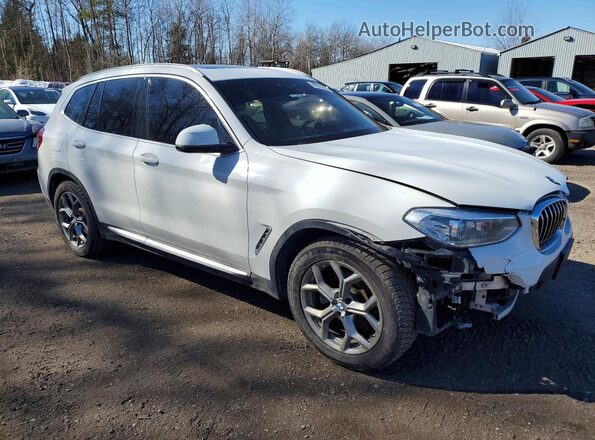 5UXTY5C00L9C32744 2020 BMW X3 Белый Передняя правая четверть