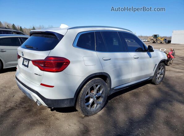 5UXTY5C00L9C32744 2020 BMW X3 Белый Задняя правая четверть