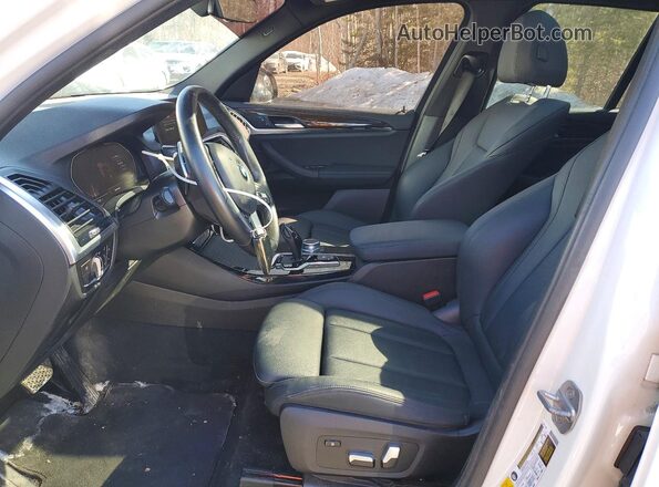 5UXTY5C00L9C32744 2020 BMW X3 Белый Вид салона спереди