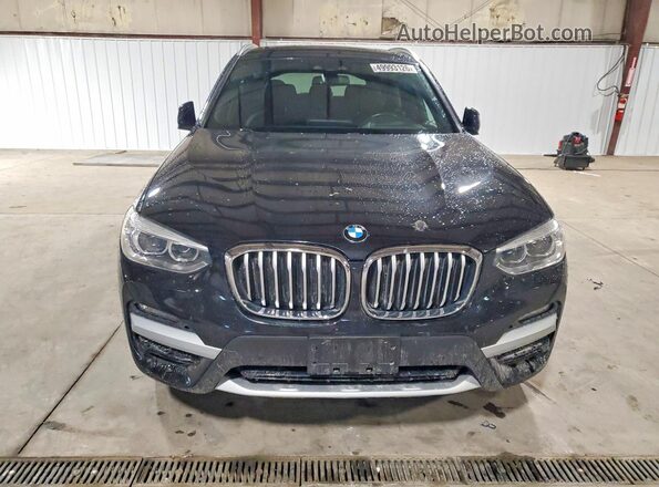 5UXTY5C00M9E39636 2021 BMW X3 Black წინა ხედი
