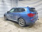 2021 Bmw X3 Xdrive30i Blue vin: 5UXTY5C01M9G36606
