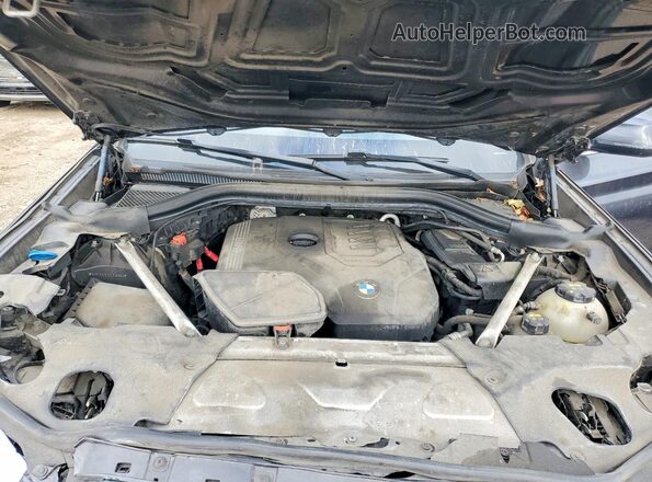 5UXTY5C02LLT36961 2020 BMW X3 Black Вид задньої частини салону