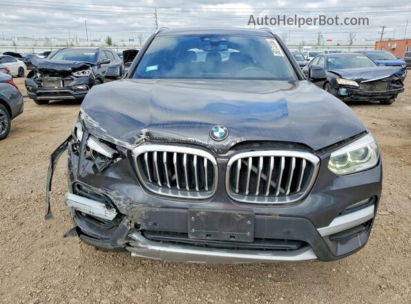 5UXTY5C02LLT36961 2020 BMW X3 Black Вид спереду