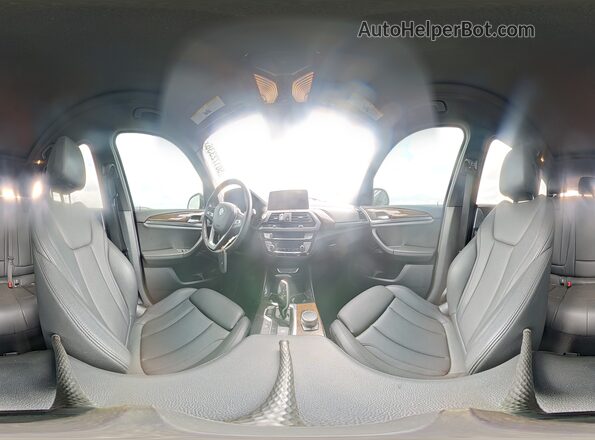 5UXTY5C02LLT36961 2020 BMW X3 Black Вид наклейки з VIN-кодом