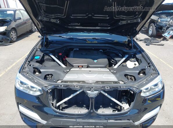 5UXTY5C02M9E41839 2021 BMW X3 Черный Вид сзади