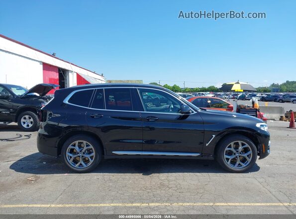5UXTY5C02M9E41839 2021 BMW X3 Черный Панорамный вид салона 360°