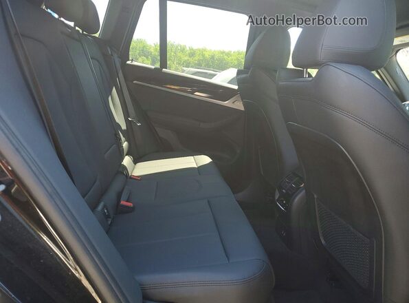 5UXTY5C03L9B91784 2020 BMW X3 Black Vista de los asientos traseros